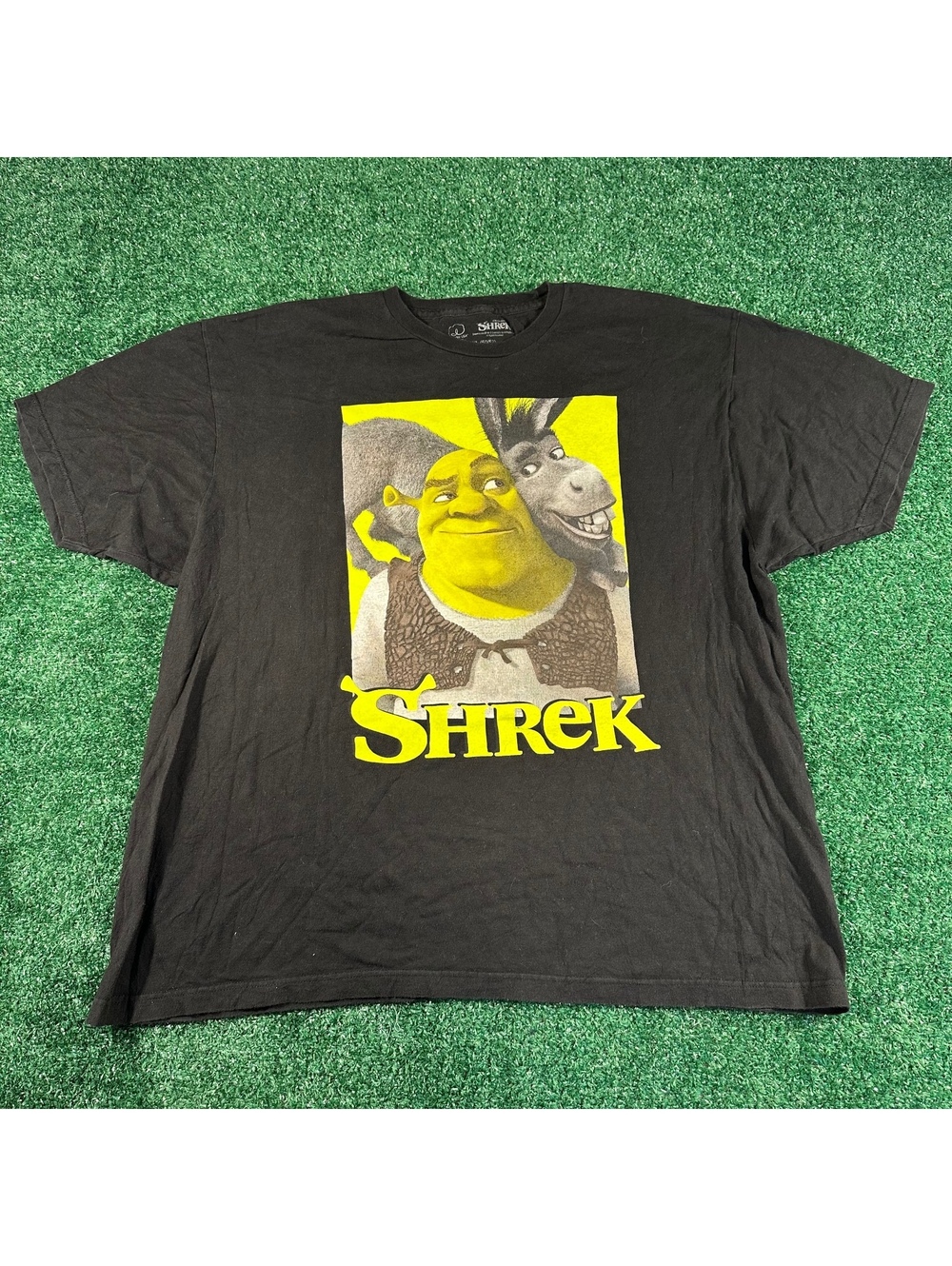 Modern shrek movie tee black short sleeve size xxl 100% cotton